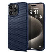 Чехол защитный Spigen для iPhone 15 Pro Max Liquid Air (Синий)