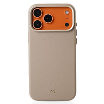 Чехол Magssory Eco-Leather Case MagSafe для iPhone 17 Pro Max (Латте)